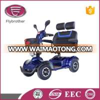 4 wheel electric scooter 2 seat mobility with 12V/38Ah*2 motor